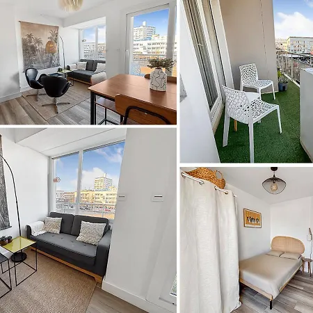 Lägenhet Chic & Lumineux Avec Balcon Calais